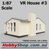VR Employee House #3 Cream 2 Bedroom 1:87 Scale