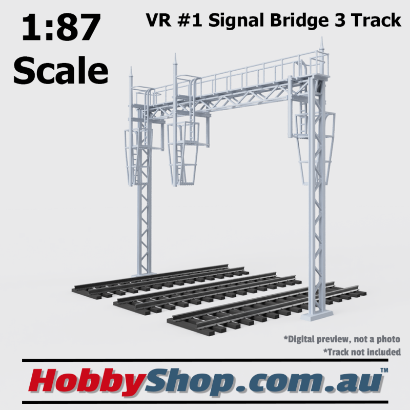 VR 3 Track #1 Signal Bridge HO 1:87 Scale