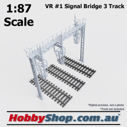 VR 3 Track #1 Signal Bridge HO 1:87 Scale