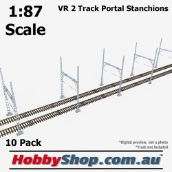 VR Merz 2 Track Portal Stanchion HO 1:87 Scale - 10 pack