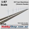 VR Tram Stanchions (Victoria Parade) 10 Pack HO Scale 1:87 Scale