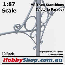 VR Tram Stanchions (Victoria Parade) 10 Pack HO Scale 1:87 Scale