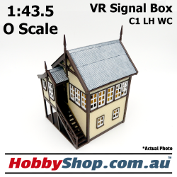 VR Signal Box #1 [C1 LH WC] Heritage O Scale 1:43.5 Scale