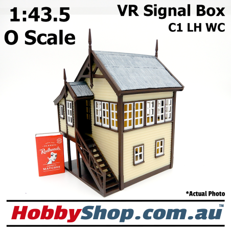 VR Signal Box #1 [C1 LH WC] Heritage O Scale 1:43.5 Scale