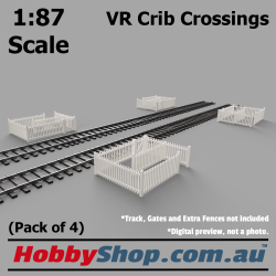 VR Picket Fence Crib Crossing #1 Set HO 1:87 Scale