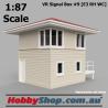 VR Signal Box #6 [E3 RH] Beige HO 1:87 Scale