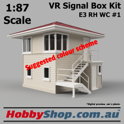 VR Signal Box #6 KIT [E3 RH] HO 1:87 Scale