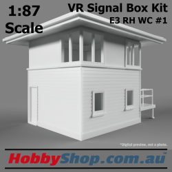 VR Signal Box #6 KIT [E3 RH] HO 1:87 Scale