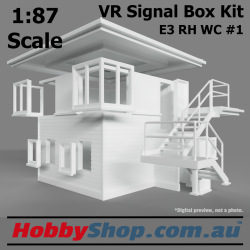 VR Signal Box #6 KIT [E3 RH] HO 1:87 Scale