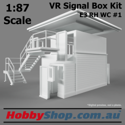 VR Signal Box #6 KIT [E3 RH] HO 1:87 Scale