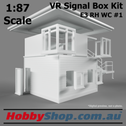 VR Signal Box #6 KIT [E3 RH] HO 1:87 Scale