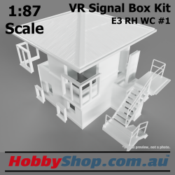 VR Signal Box #6 KIT [E3 RH] HO 1:87 Scale