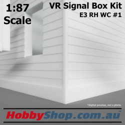 VR Signal Box #6 KIT [E3 RH] HO 1:87 Scale