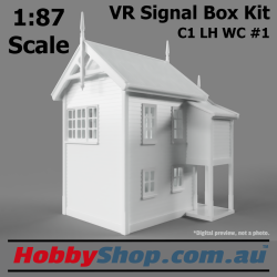 VR Signal Box #1 KIT [C1 LH WC] HO 1:87 Scale