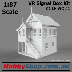 VR Signal Box #1 KIT [C1 LH WC] HO 1:87 Scale