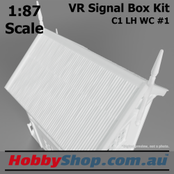 VR Signal Box #1 KIT [C1 LH WC] HO 1:87 Scale