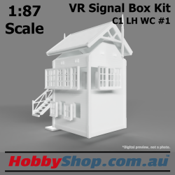 VR Signal Box #1 KIT [C1 LH WC] HO 1:87 Scale