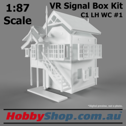 VR Signal Box #1 KIT [C1 LH WC] HO 1:87 Scale