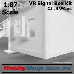 VR Signal Box #1 KIT [C1 LH WC] HO 1:87 Scale