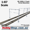 VR 1950s H Beam 2 Track Portal Stanchion HO 1:87 Scale - 10 pack