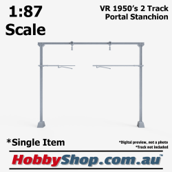 VR 1950s H Beam 2 Track Portal Stanchion HO 1:87 Scale - Single Only