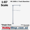 VR 1950s H Beam 1 Track Stanchion HO 1:87 Scale - Single Only