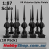 VR Victorian Spike Finials HO 1:87 Scale