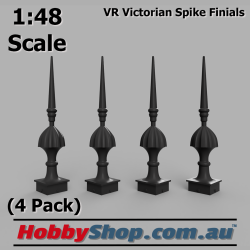 VR Victorian Spike Finials O 1:48 Scale