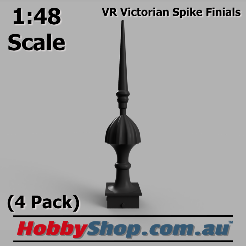 VR Victorian Spike Finials 1:48 O Scale