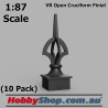 VR Open Cruciform Finials 1:87 HO Scale