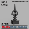 VR Open Cruciform Finials 1:48 O Scale