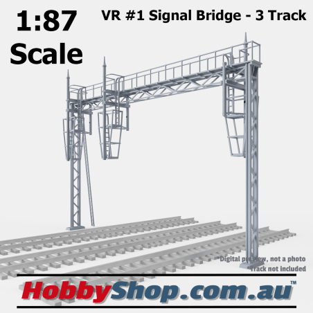VR #1 Signal Bridge - 3 Track HO 1:87 Scale