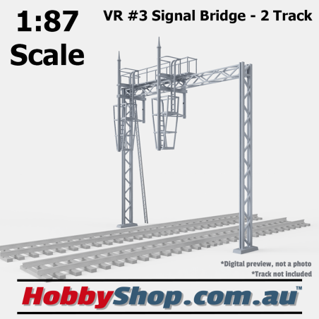 VR #3 Signal Bridge - 2 Track HO 1:87 Scale