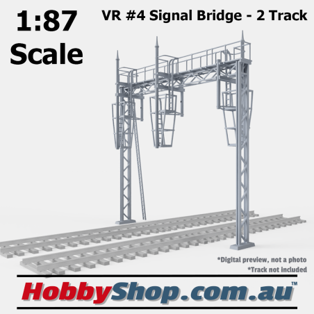 VR #4 Signal Bridge - 2 Track HO 1:87 Scale