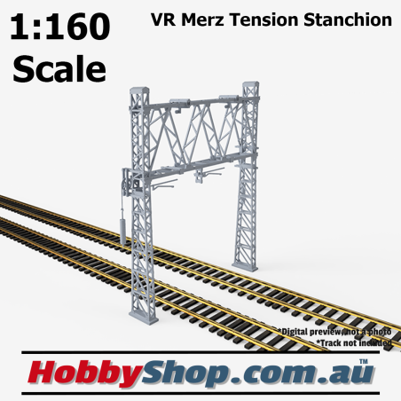 VR Merz Tension Stanchion Double Track 42mm 1:160 Scale