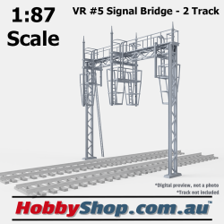 VR #5 Signal Bridge - 2 Track HO 1:87 Scale