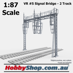 VR #5 Signal Bridge - 2 Track HO 1:87 Scale