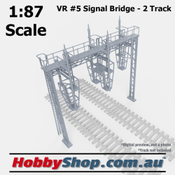 VR #5 Signal Bridge - 2 Track HO 1:87 Scale