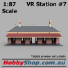 VR Station Building #7 Gothic Brick HO 1:87 Scale