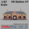 VR Station Building #7 Gothic Brick HO 1:87 Scale