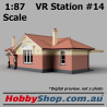 VR Station Building #14 Country Brick HO 1:87 Scale