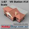 VR Station Building #14 Country Brick HO 1:87 Scale