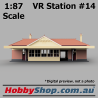 VR Station Building #14 Country Brick HO 1:87 Scale