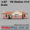 VR Station Building #14 Country Brick HO 1:87 Scale