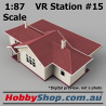 VR Station Building #15 Country Timber [Beige & Red] HO 1:87 Scale