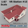 VR Station Building #15 Country Timber [Beige & Red] HO 1:87 Scale