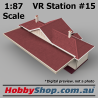 VR Station Building #15 Country Timber [Beige & Red] HO 1:87 Scale