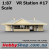 VR Station Building #17 Country Timber [Cream & Tin] HO 1:87 Scale
