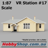 VR Station Building #17 Country Timber [Cream & Tin] HO 1:87 Scale