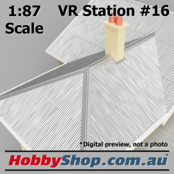 VR Station Building #17 Country Timber [Cream & Tin] HO 1:87 Scale